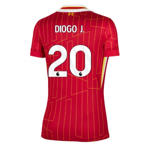 Dámy Fotbalový dres Liverpool Diogo Jota #20 2024-25 Domácí Krátký Rukáv